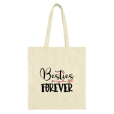 Besties Forever Tote Bag, Friendship Gift, Best Friend Present, Cute Tote Bag, Gift for Best Friend, Everyday Tote Bag - Tawshia